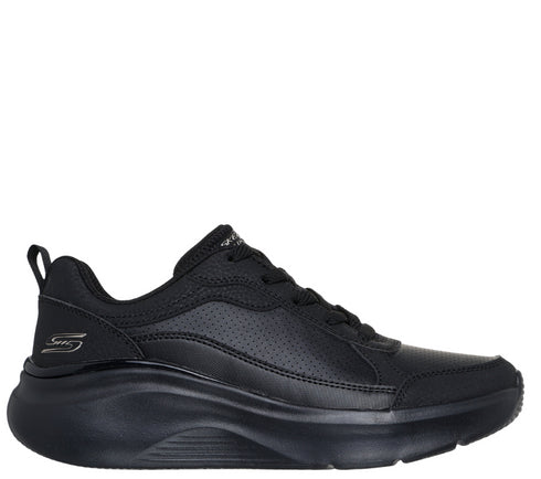 Pantofi sport, dama, SKECHERS BOBS B LOVE - CLASSIC JOY 117462-BBK negru, piele ecologica